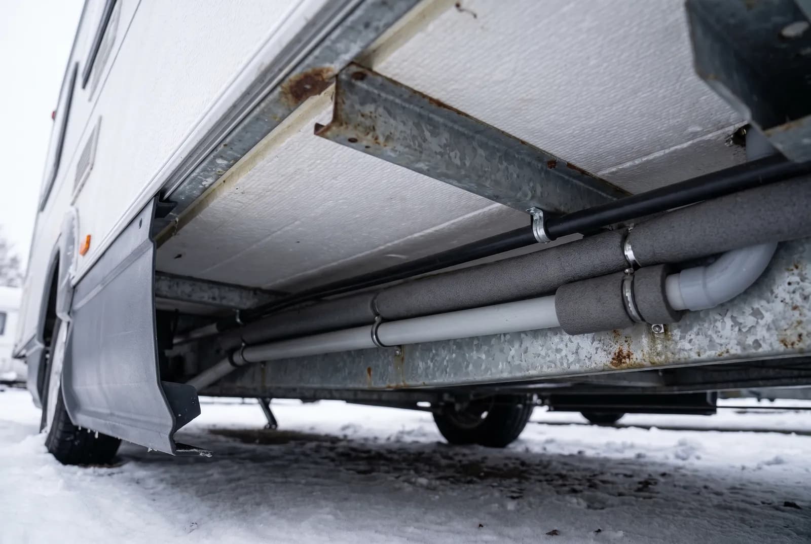 Detail van een Home-car Gesloten onderbouw