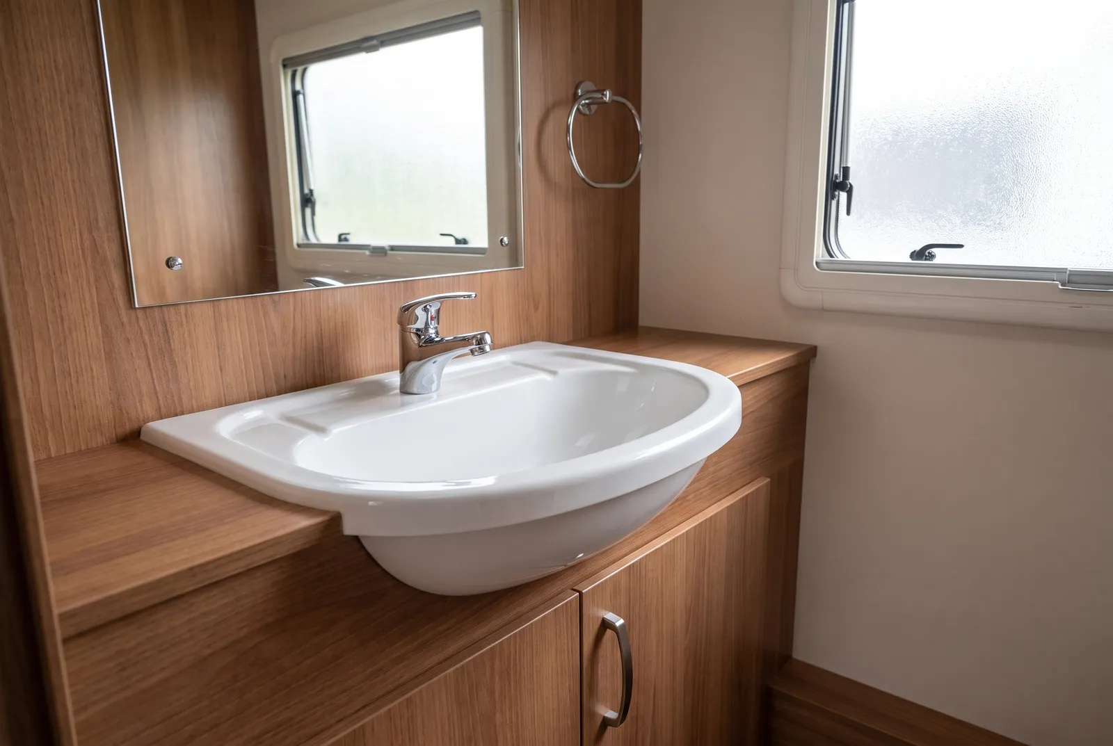 Detail van een LMC Vaste badkamer